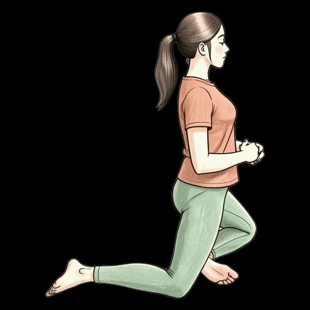 90/90 Hip Switch Extension illustration