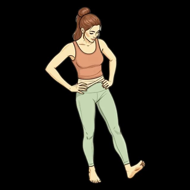 How to do Ankle Circles: illustration of the pose