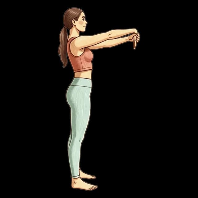 Arm-Out Wrist Flexion illustration