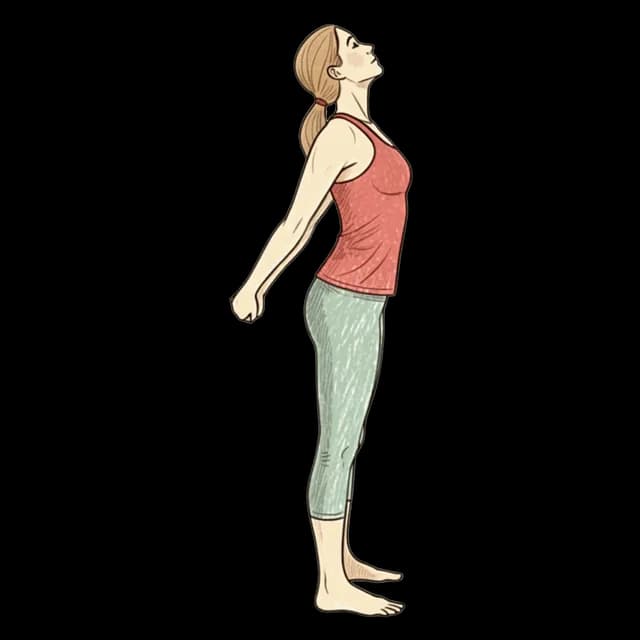 Clasped-Hands Chest Opener illustration