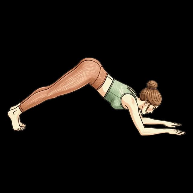 How to do Elbow Pike: illustration of the pose