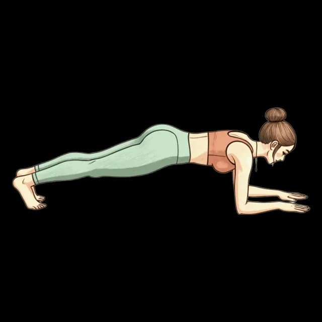 Elbow Plank illustration