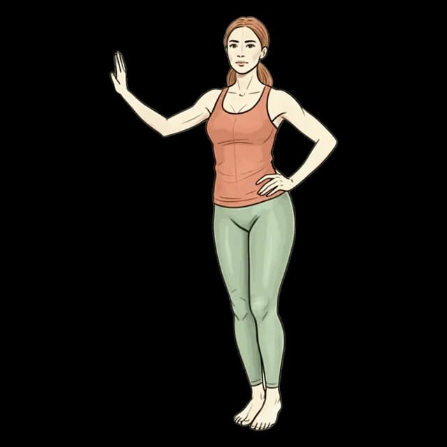 How to do Gate Opener: illustration of the pose