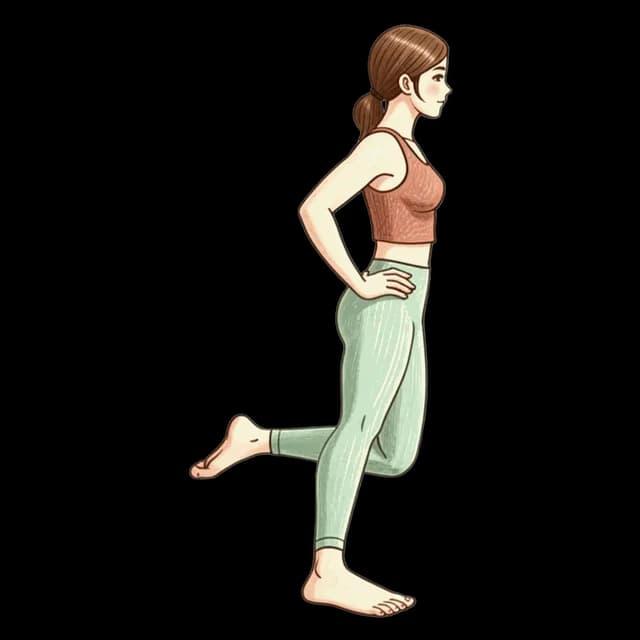 How to do Half-Kneeling Hip Hinge: illustration of the pose