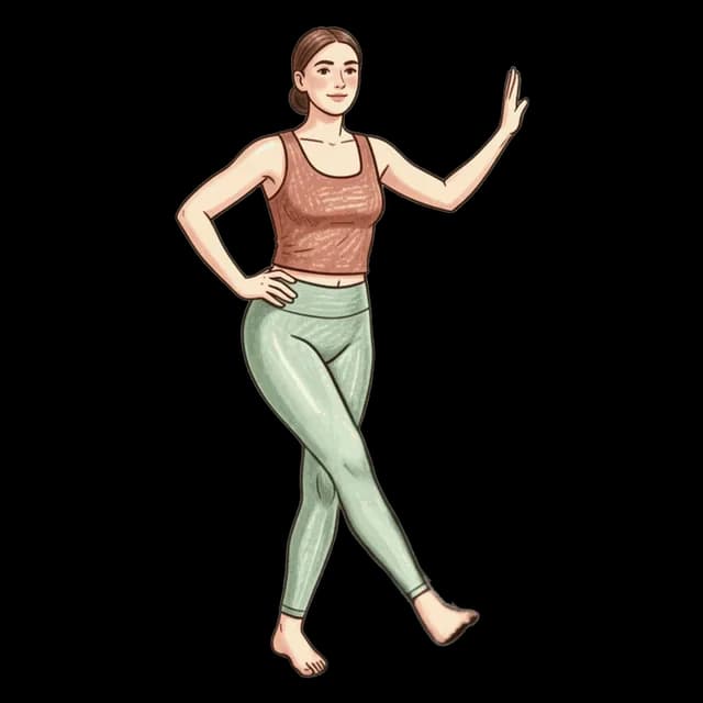 Lateral Leg Swing illustration