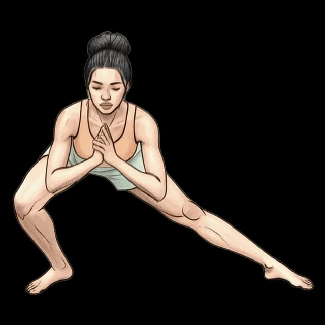 How to do Lateral Lunge: illustration of the pose