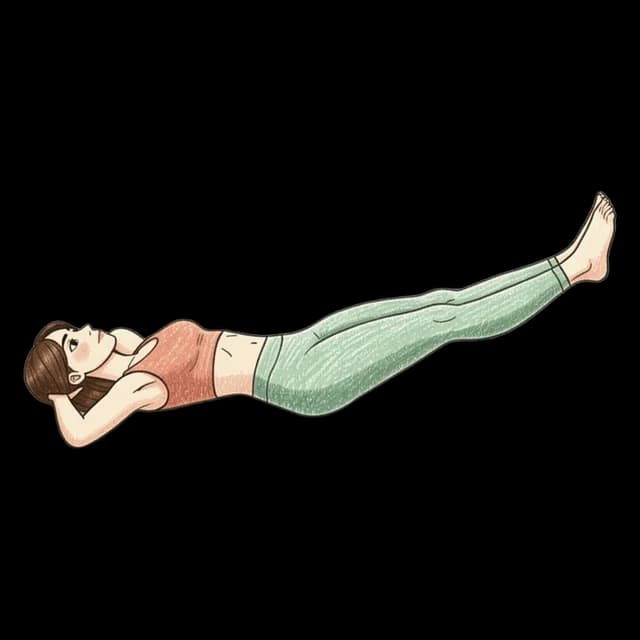 How to do Leg Raise Hold: illustration of the pose