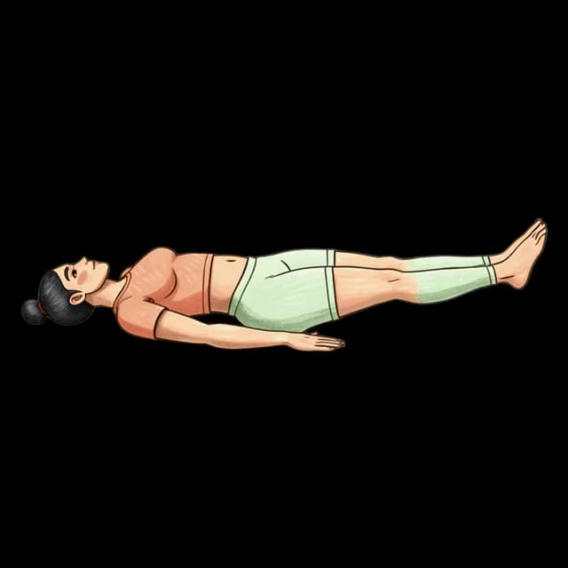 How to do Leg Raises: illustration of the pose