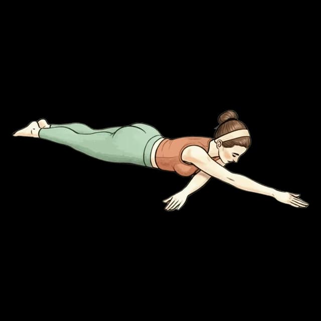 Lying Cross-Body Shoulder Stretch illustration