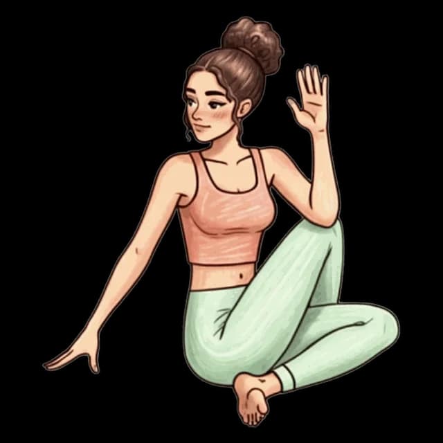 Modified Seated Twist illustration