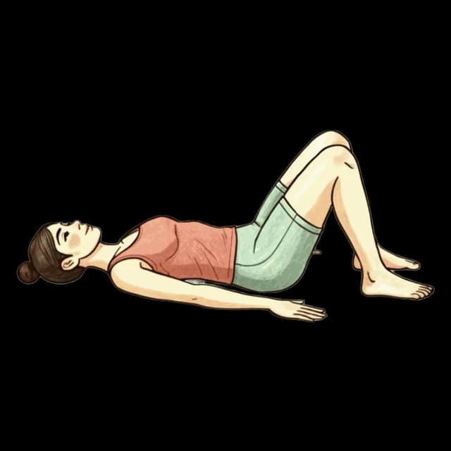How to do Pelvic Tilt Press: illustration of the pose