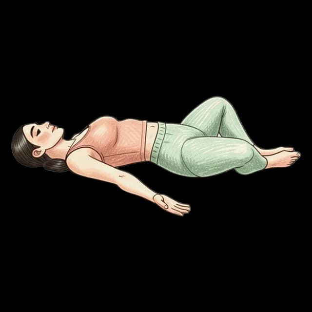 Reclined Butterfly illustration