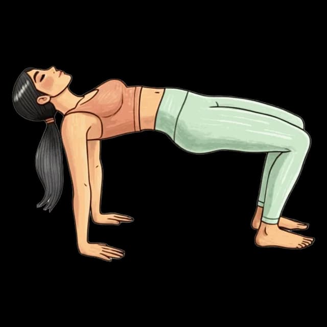 How to do Reverse Table Top: illustration of the pose