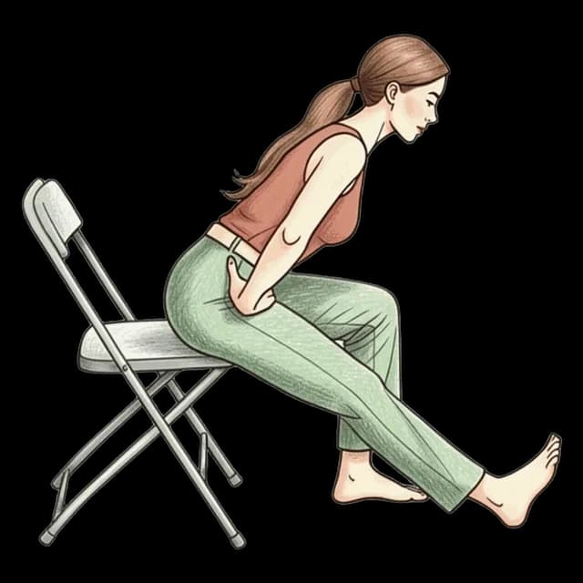 How to do Seated Hamstring: illustration of the pose