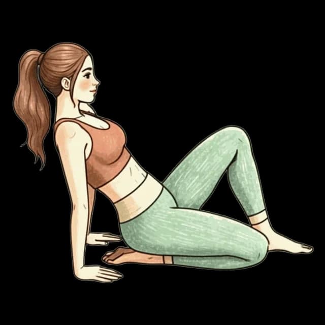 Single Leg Shin Stretch illustration