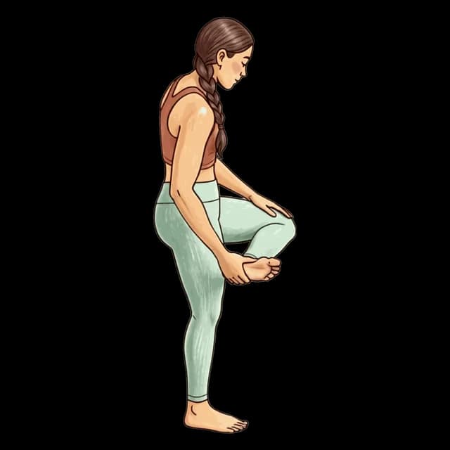 How to do Standing Hip Openers: illustration of the pose