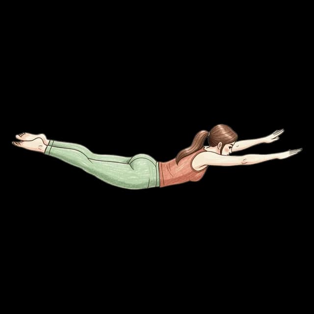How to do Superman: illustration of the pose