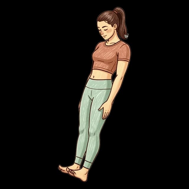 How to do Toe Raises: illustration of the pose