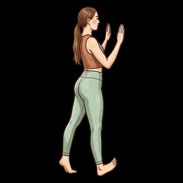 How to do Toe-to-Wall: illustration of the pose